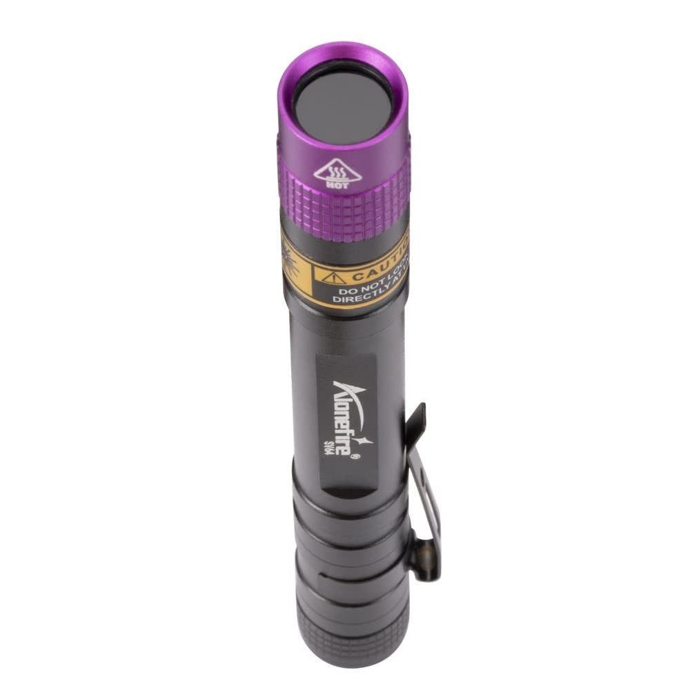 365nm Shortwave UV Black Light for Mineral Rock Hunting Compact Pocket Size