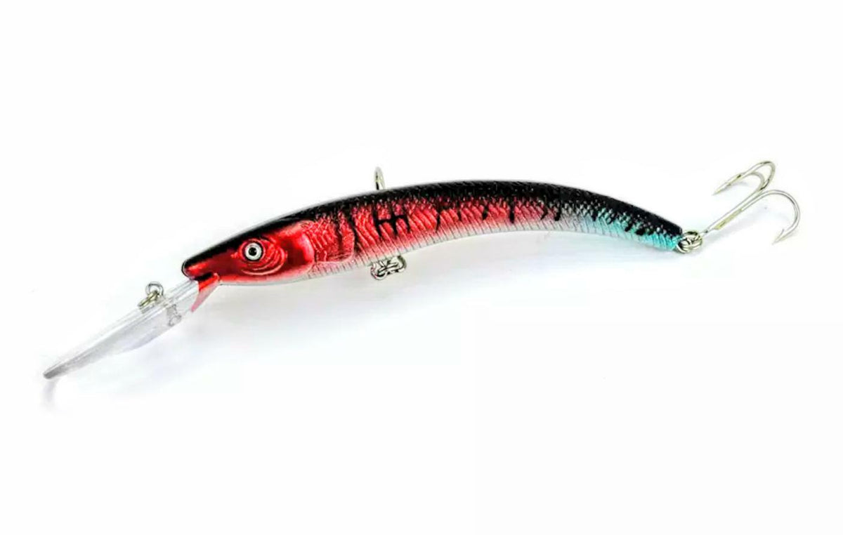 Deep Diver Crankbait for Walleye and Predator Fish - 6 Inch Fishing Lure