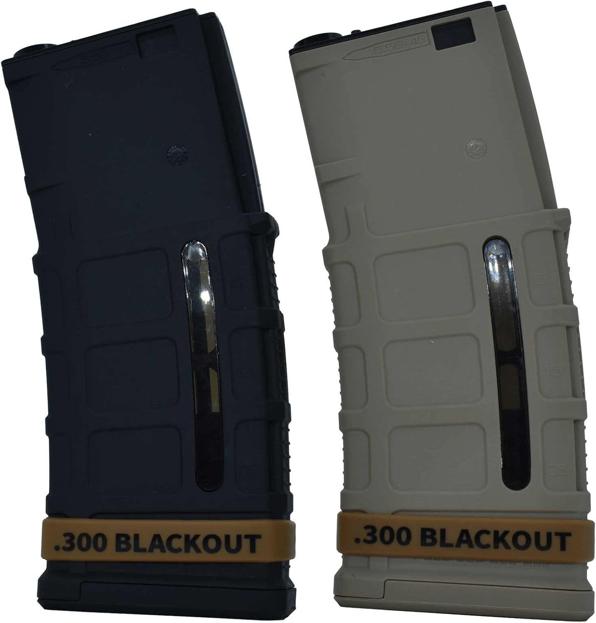 300 Blackout Magazine Marking Bands - Set of 12 Silicone Rubber ID Bands