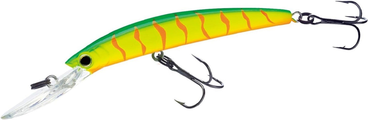 Deep Diver Walleye Fishing Lures - 3.5 Inch Floating Crankbaits, Hot Tiger