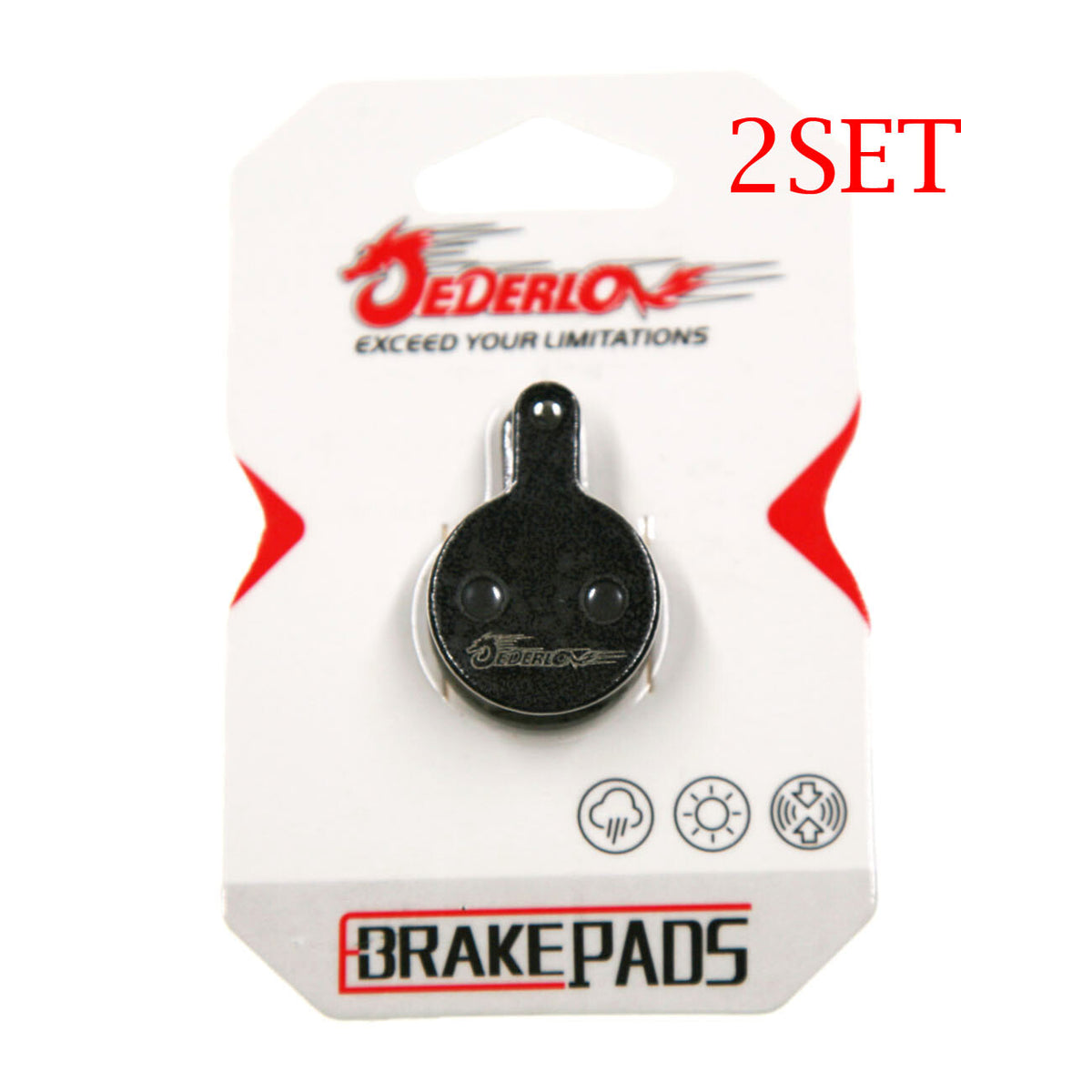 Bicycle Disc Brake Pads for Tektro Lyra & Novela - 2 Pairs