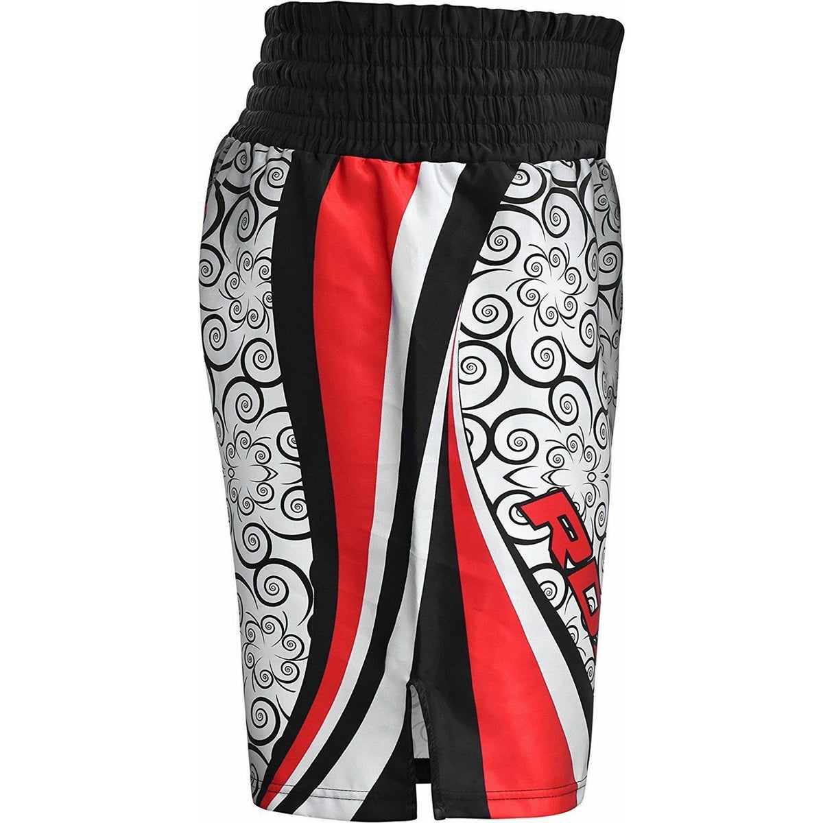 Red Muay Thai Boxing Shorts Satin Training Trunks XL for Martial Arts