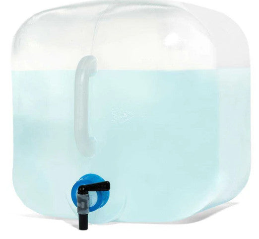 Collapsible 5-Gallon Water Storage Tote - Heavy Duty Water Container