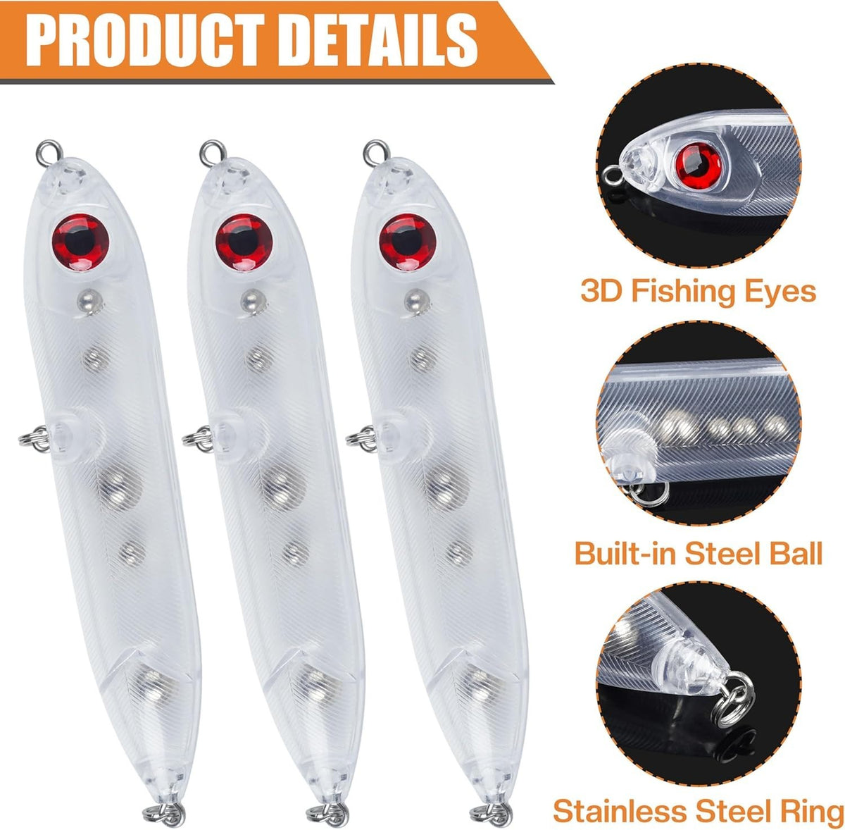 Catfish Rattling Floats Set - Heavy-Duty Line Float Lure for Catfishing