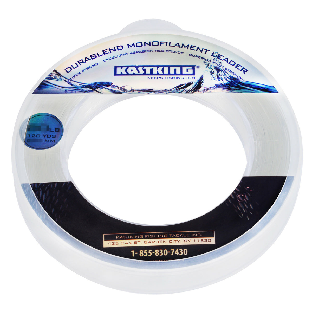 Saltwater Monofilament Leader Line 120Yd 100LB Clear for Fishing