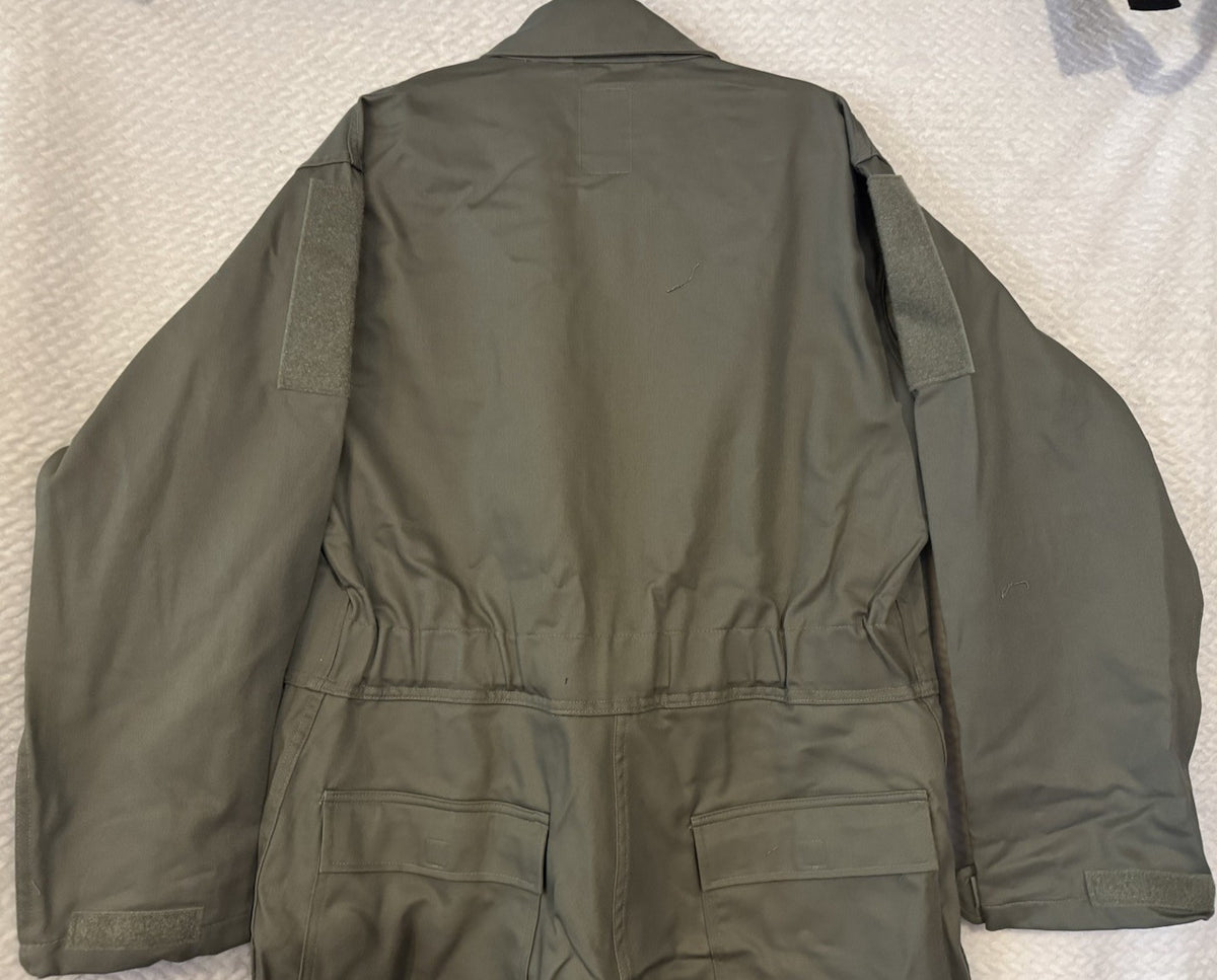 USAF Foliage Green Work Coverall - XL Utility Maintenance Overalls