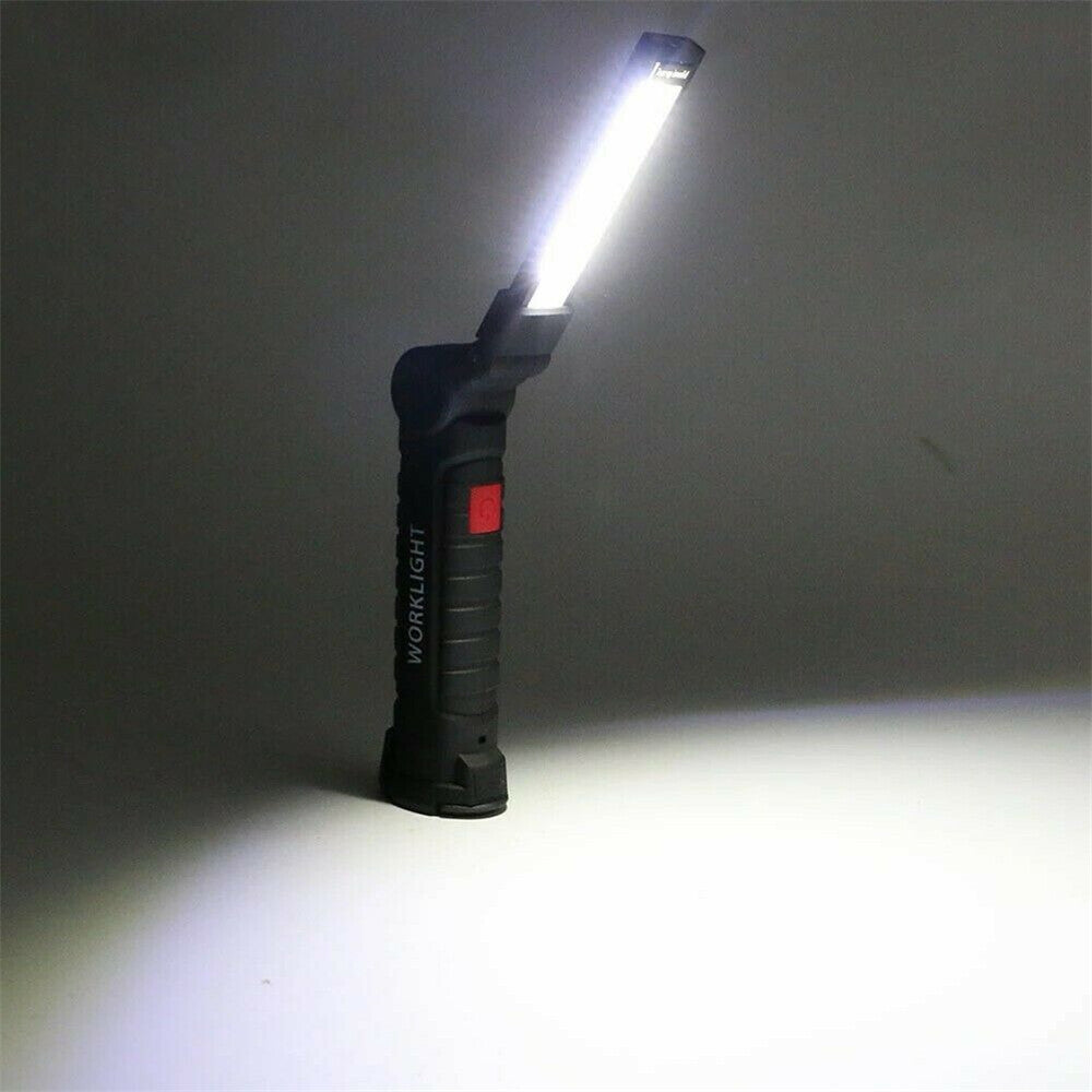 Rechargeable LED Work Light with Folding Torch & Magnetic Base - 1200000lm