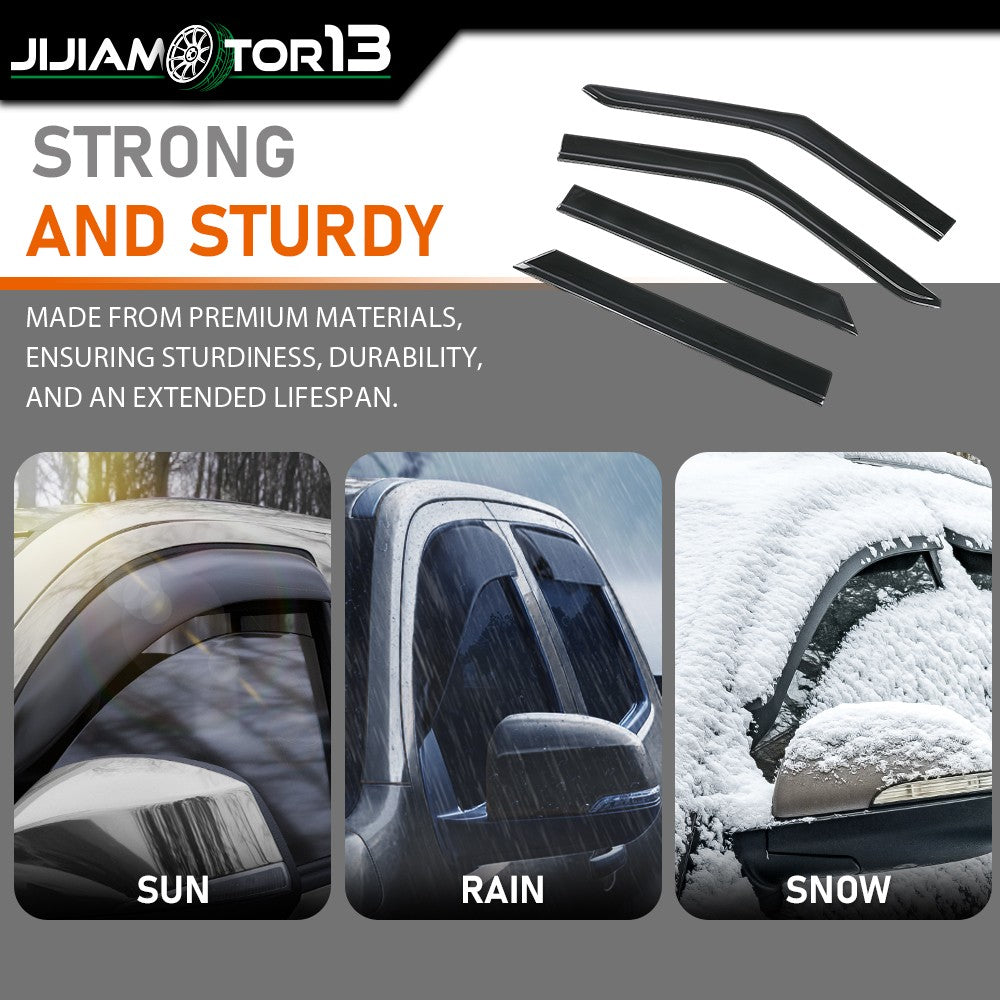 Rain Guards Visors Shield Out-Channel Fit for Ford Explorer 2020-2025