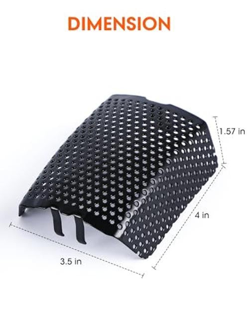 Black Motorcycle Front Brake Caliper Covers - Protective & Heat Emission