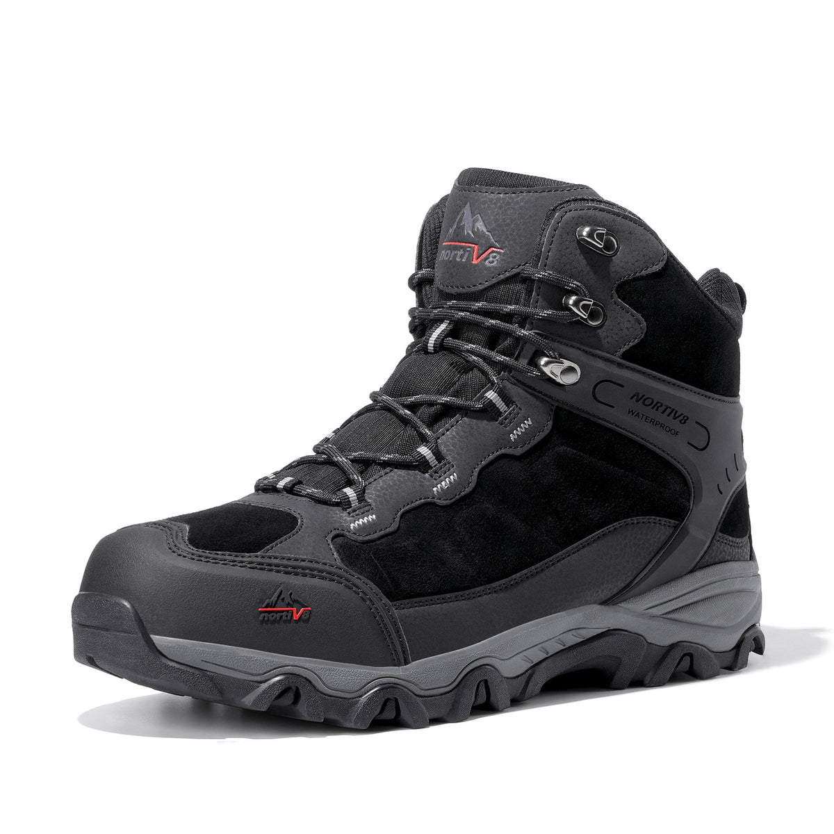 Men's Waterproof Hiking Boots Non-Slip Trekking Mountaineering Shoes