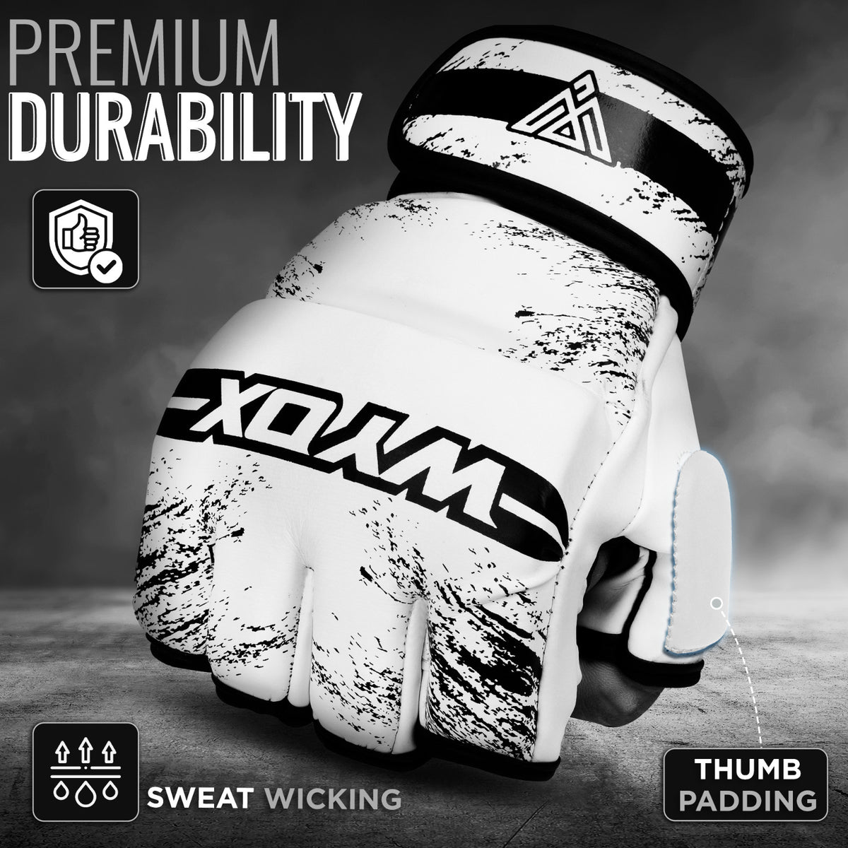 Women's MMA Training Gloves Open Palm Sparring Boxing Gloves for Kickboxing