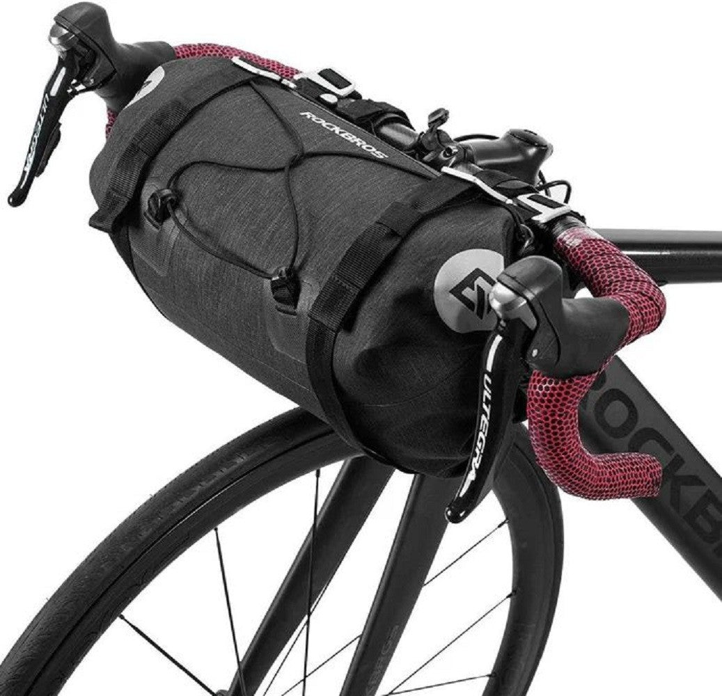 Waterproof Bikepacking Handlebar Bag with Adjustable 7L-14L Capacity