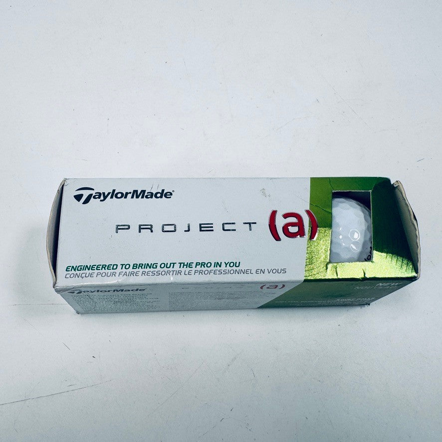 Golf Balls 3-Pack - White TaylorMade Project (a) Golf Balls for Beginners and Professionals