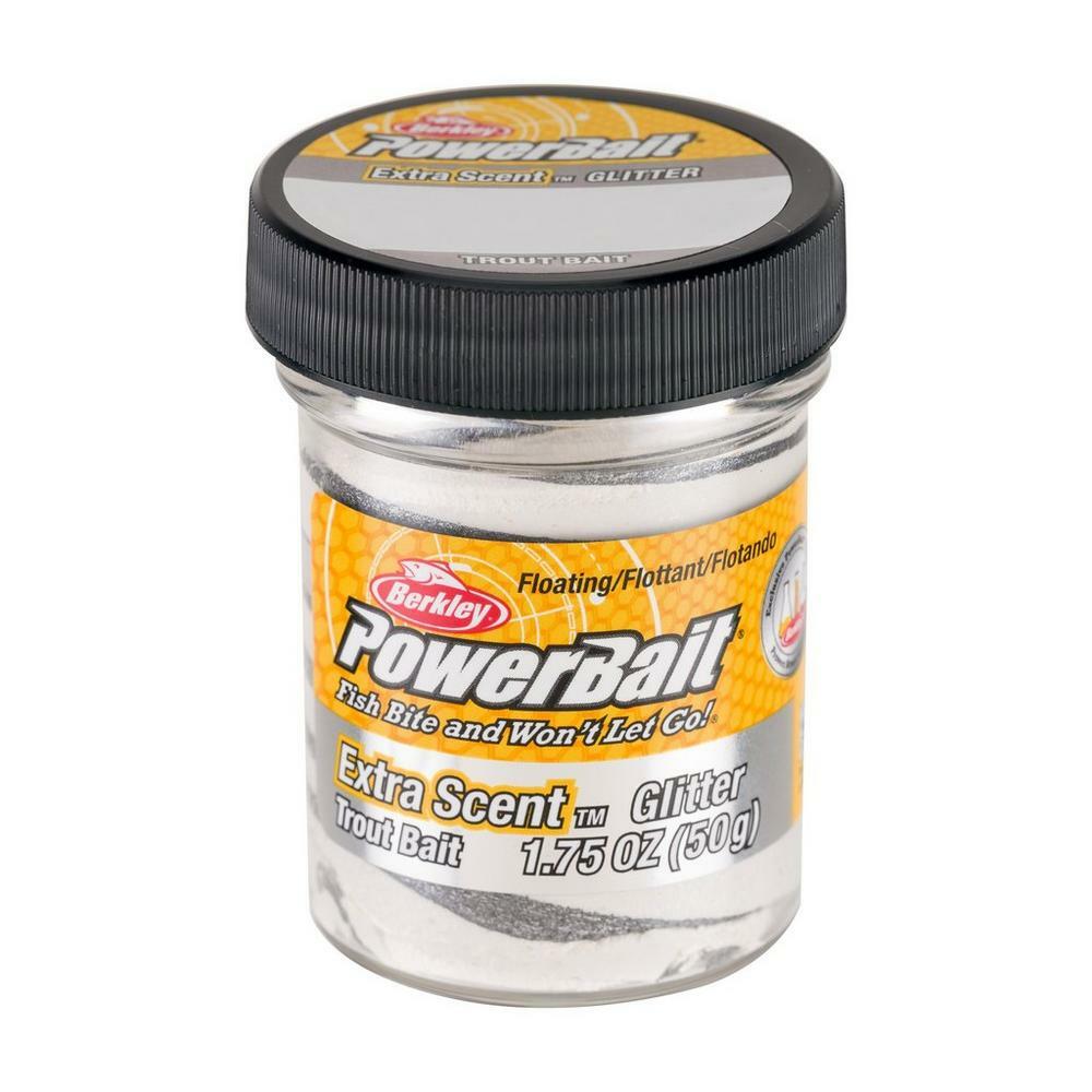 PowerBait Glitter Trout Bait Extra Scent 1.75 oz Multiple Colors