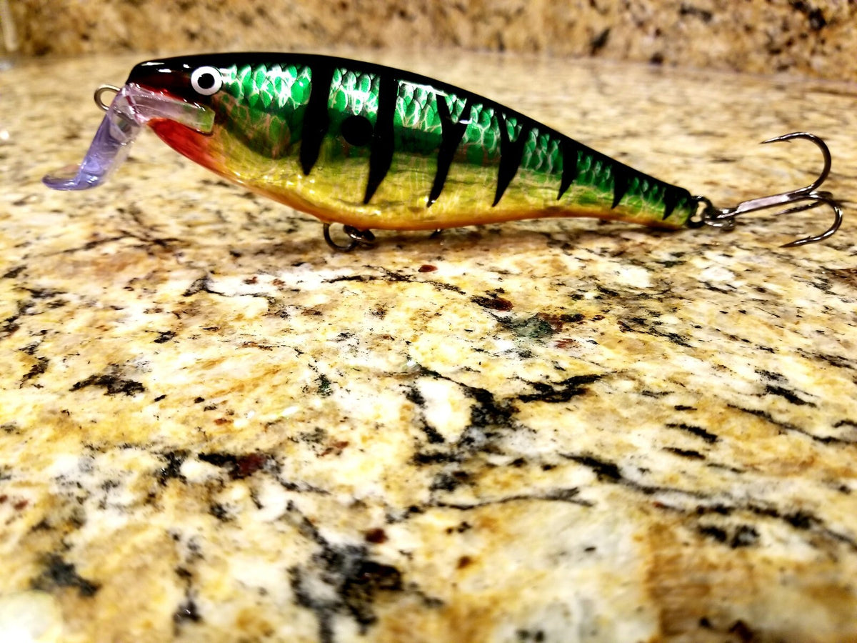 Custom Painted Rapala Super Shad Rap SSR-14 Fishing Lure - New