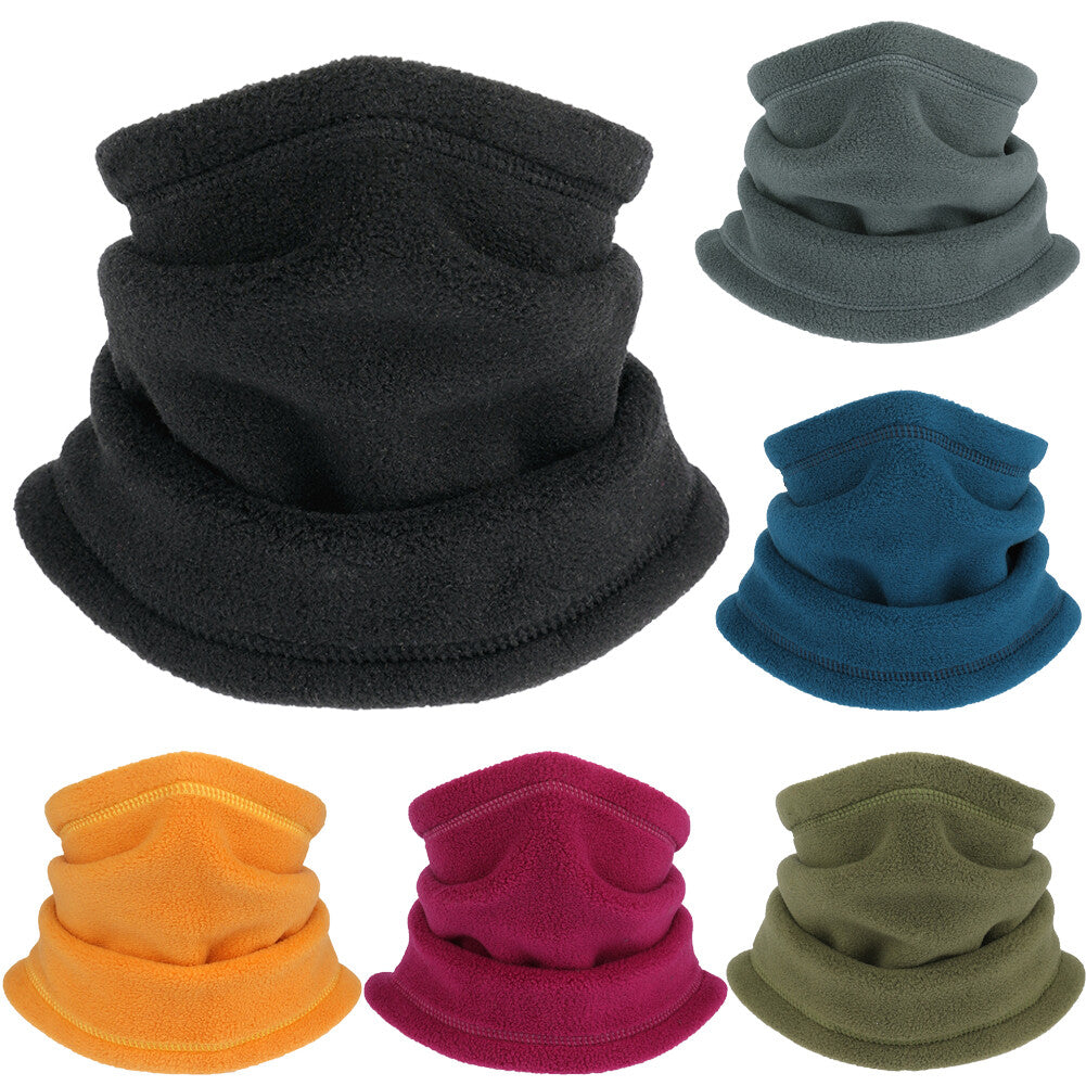 Kids Fleece Neck Warmer Winter Gaiter Balaclava for Skiing & Cold Weather