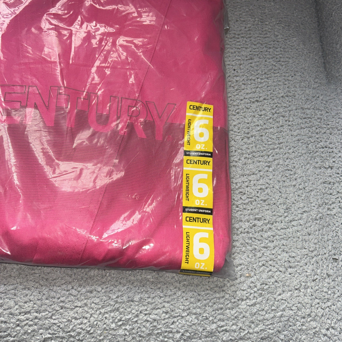 Lightweight Martial Arts Student Uniform Size 5 Pink with Belt - 6 oz