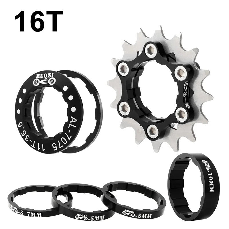 Single Speed Bicycle Cassette Cog 12T-22T Upgrade Kit for MTB & Road Bikes
