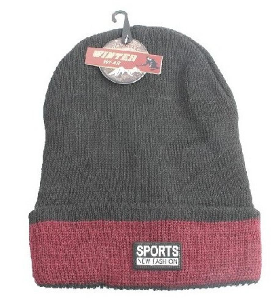 Unisex Winter Beanie Hats Bulk Pack - Fleece Lined Warm Cold Weather Caps
