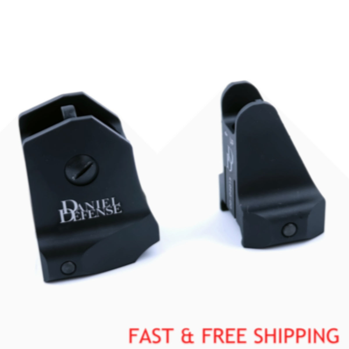 Tactical Low Profile Metal Sights Set for D & D Firearms - Front & Rear