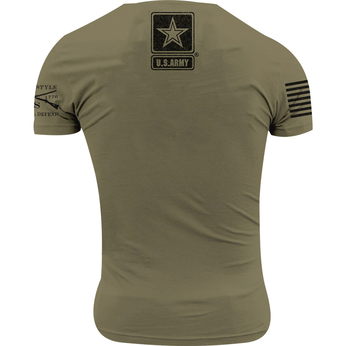 Military Green Army T-Shirt for Men - Unisex Combat Style Tee