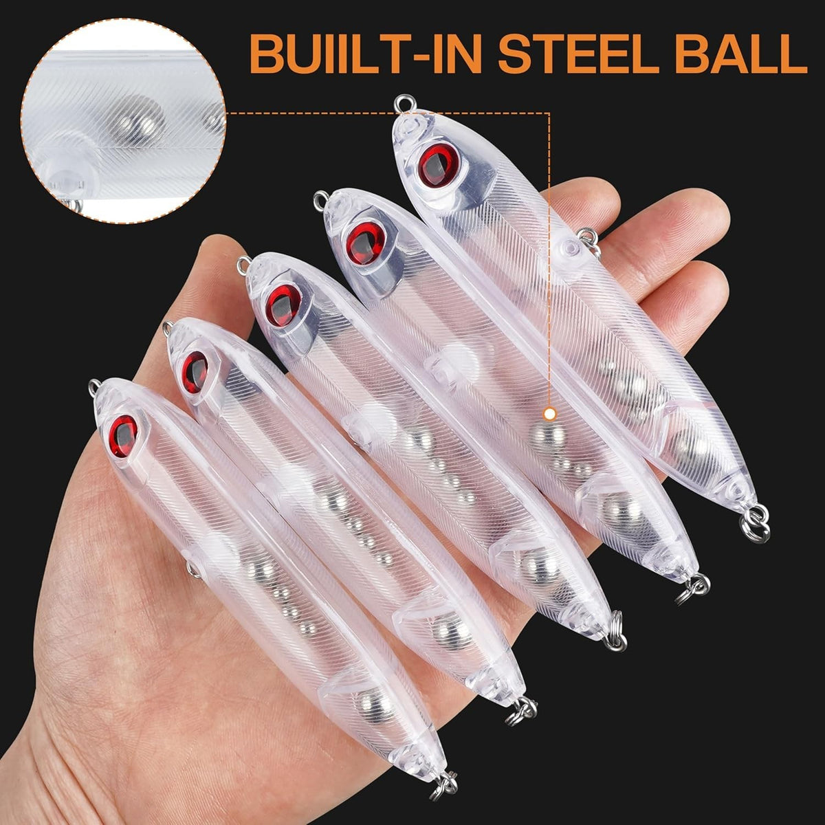 Catfish Rattling Floats Set - Heavy-Duty Line Float Lure for Catfishing