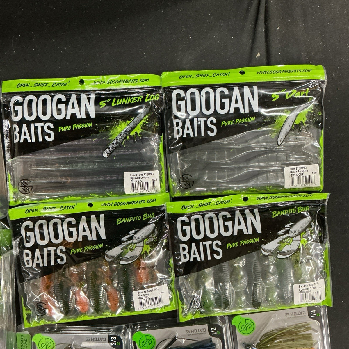12-Pack Fishing Lure Set with Hard, Soft Plastics, Jigs & Hooks