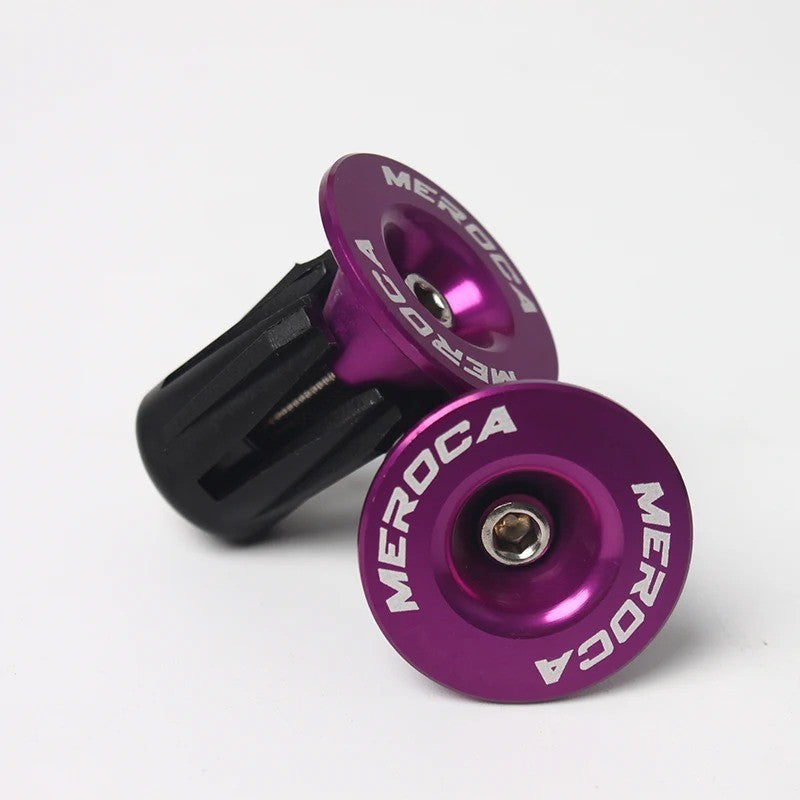 Aluminum Bicycle Handlebar End Plugs - MTB Road & Mountain Bike Caps