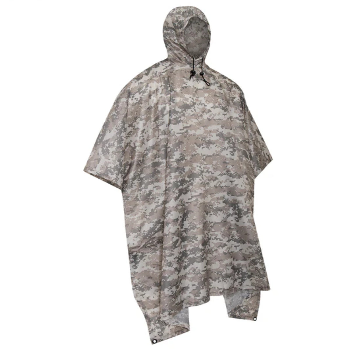Waterproof Military G.I. Style Poncho Tent Shelter ACU Digital Camo