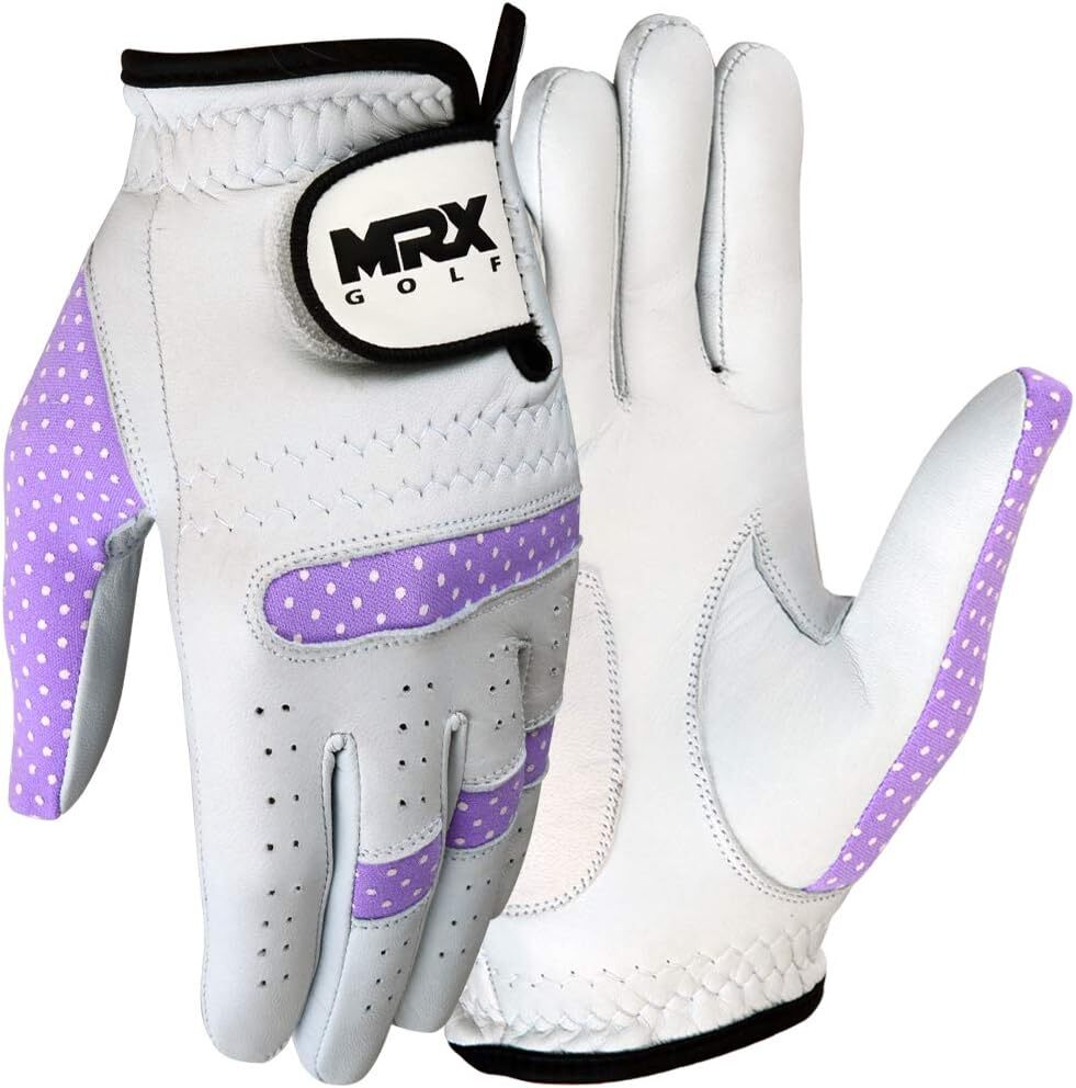 Women's Golf Gloves Soft Fit Cabretta Leather Lycra - Left Hand Golf Glove