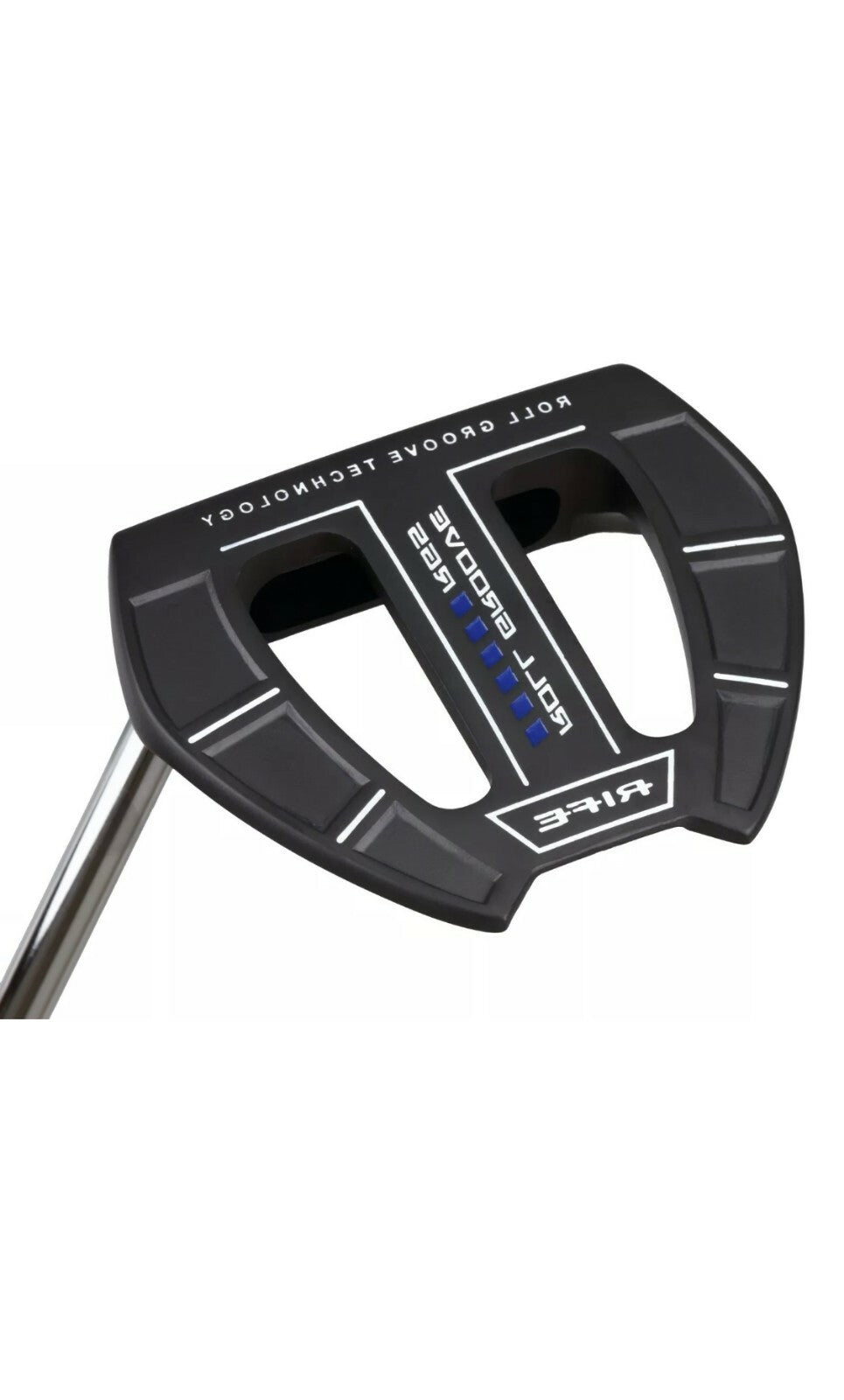 Left Handed 35" Golf Putter with Dual Winged Mallet Head & Roll Groove Technology