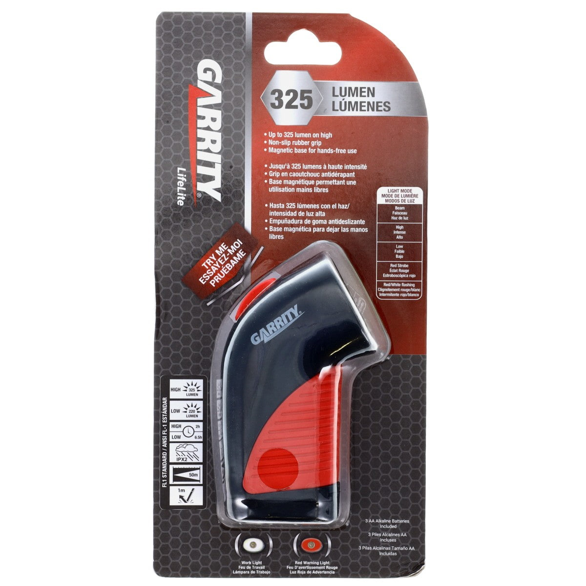 Pro LED Flashlight 325 Lumens with Magnetic Base & 5 Modes