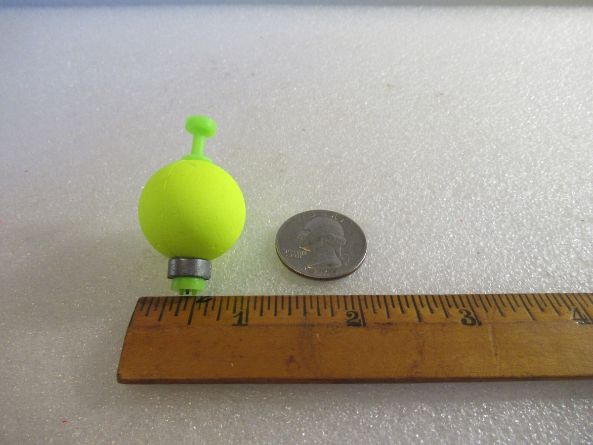 12 Pieces 1-inch Round Fishing Floats - Weighted Foam Bobbers for Tackle