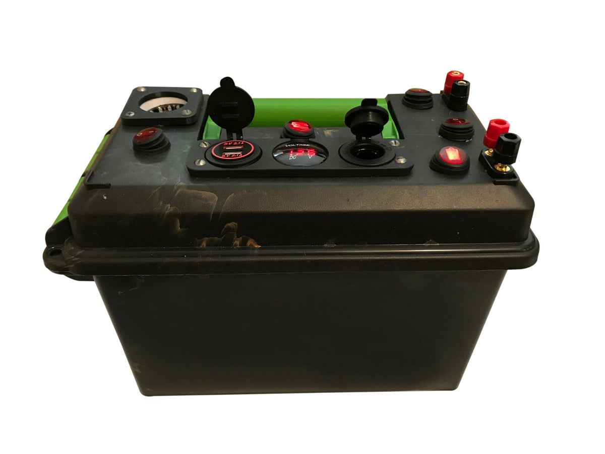 12V Portable Power Box Kit for Camping Fishing Hunting - DIY Power Station