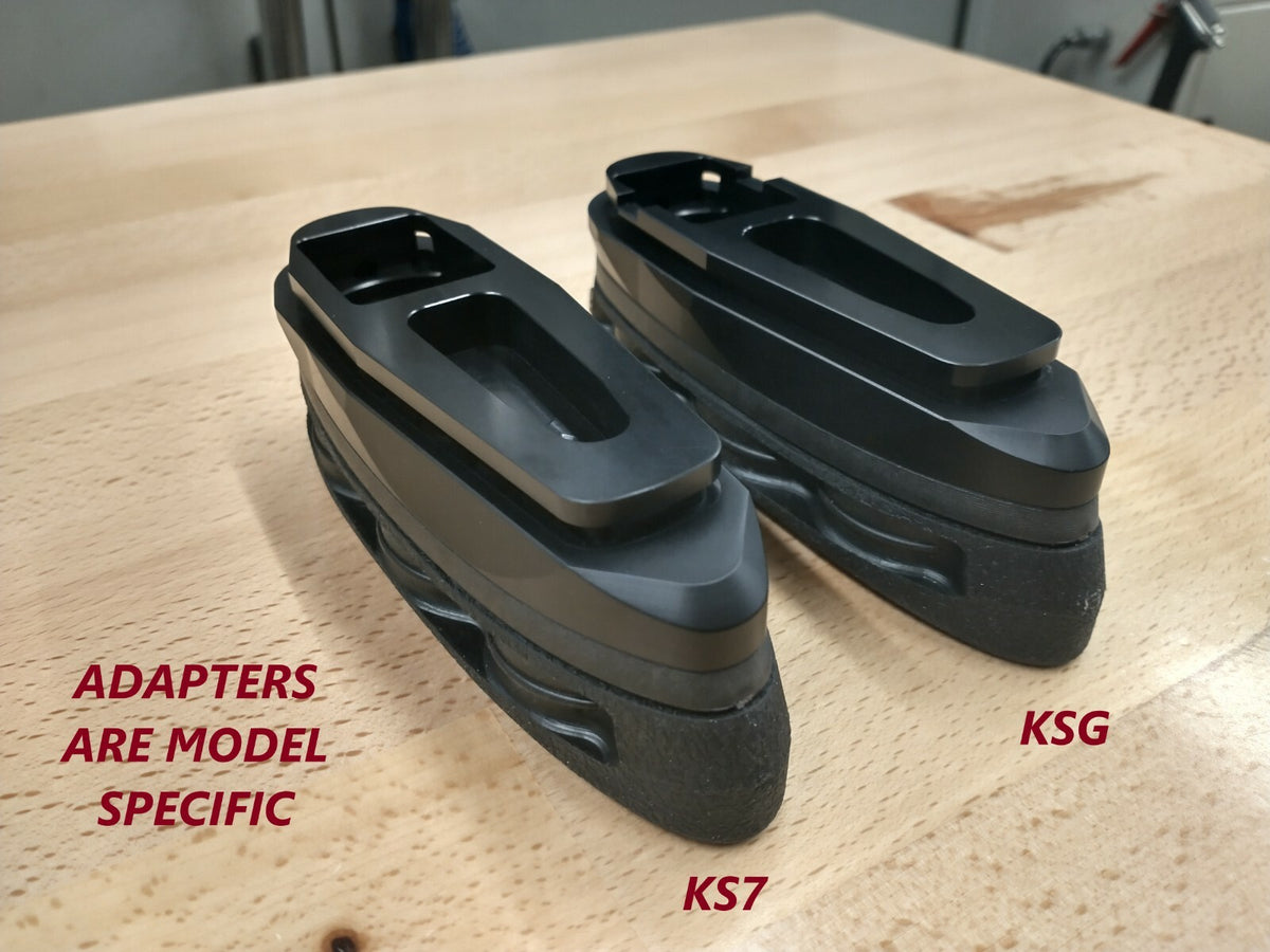Recoil Pad Adapter with Limbsaver for KSG KS7 Shotgun - Precision Machined Aluminum