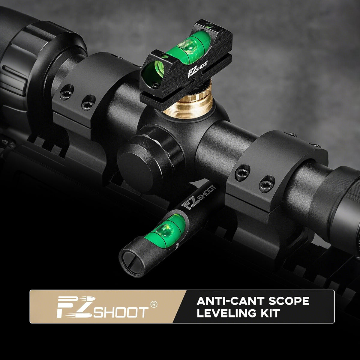 Universal Magnetic Scope Bubble Level Kit for Alignment