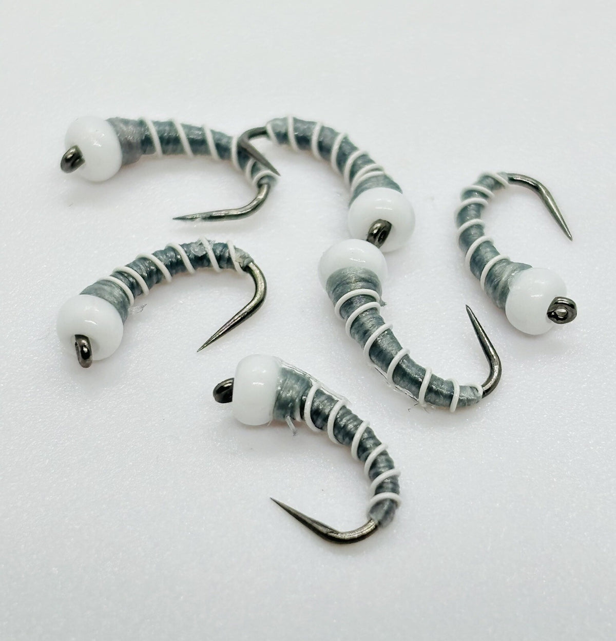 Fly Fishing Flies Zebramidge Glass Bead Trout Nymphs Wet Flies - Multiple Sizes
