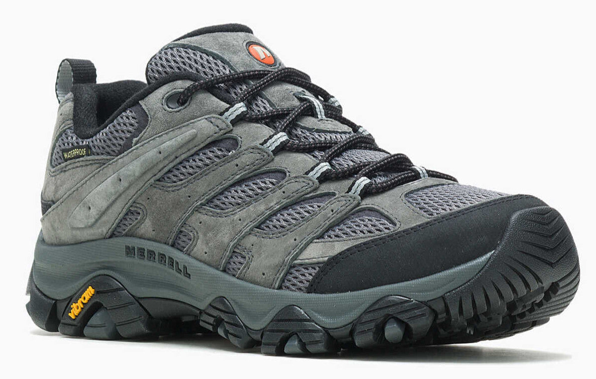 Men's Waterproof Hiking Shoes - Moab 3 Trail Footwear with Vibram Outsole