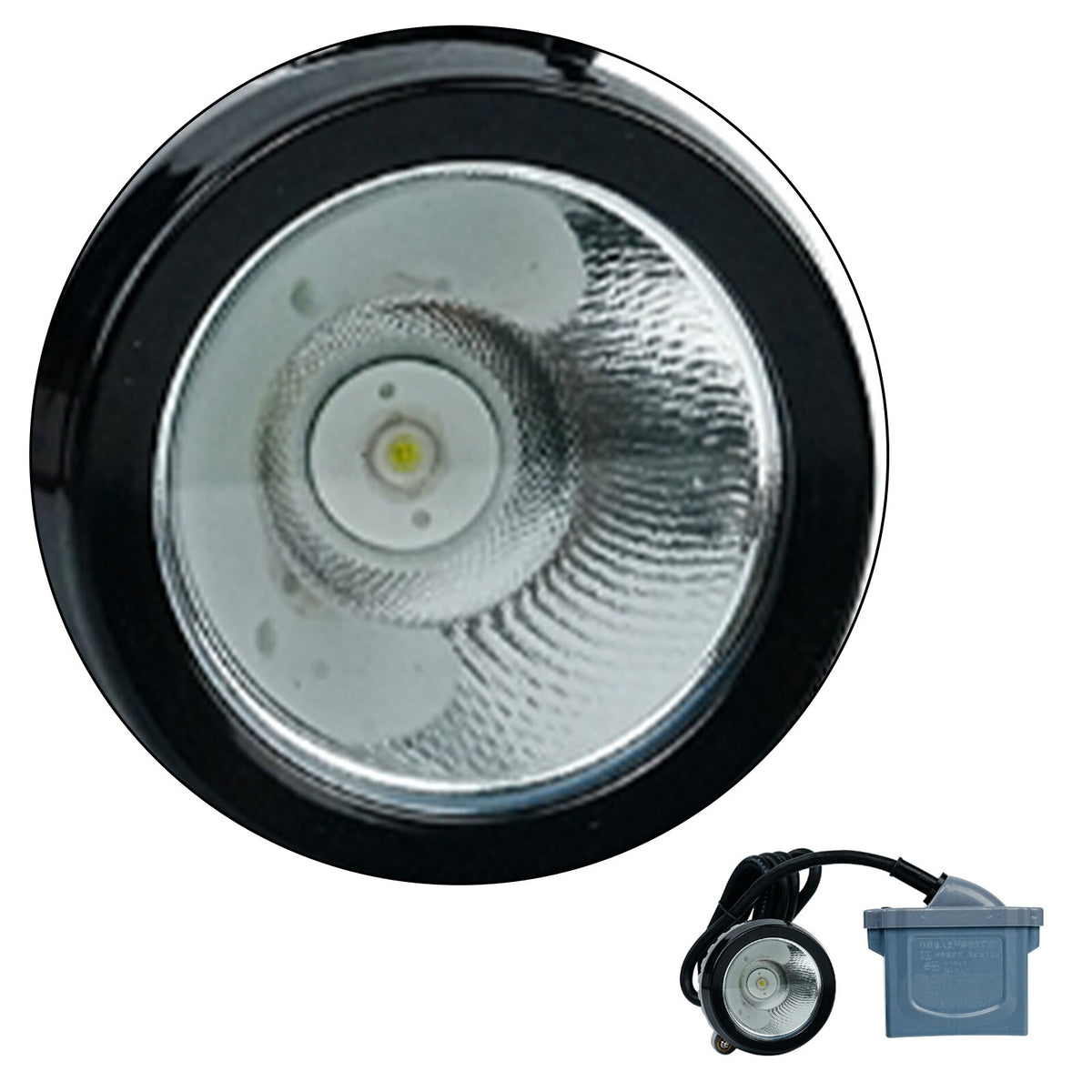 Rechargeable LED Mining Headlamp with Waterproof Safety Headlight for Hunting and Camping