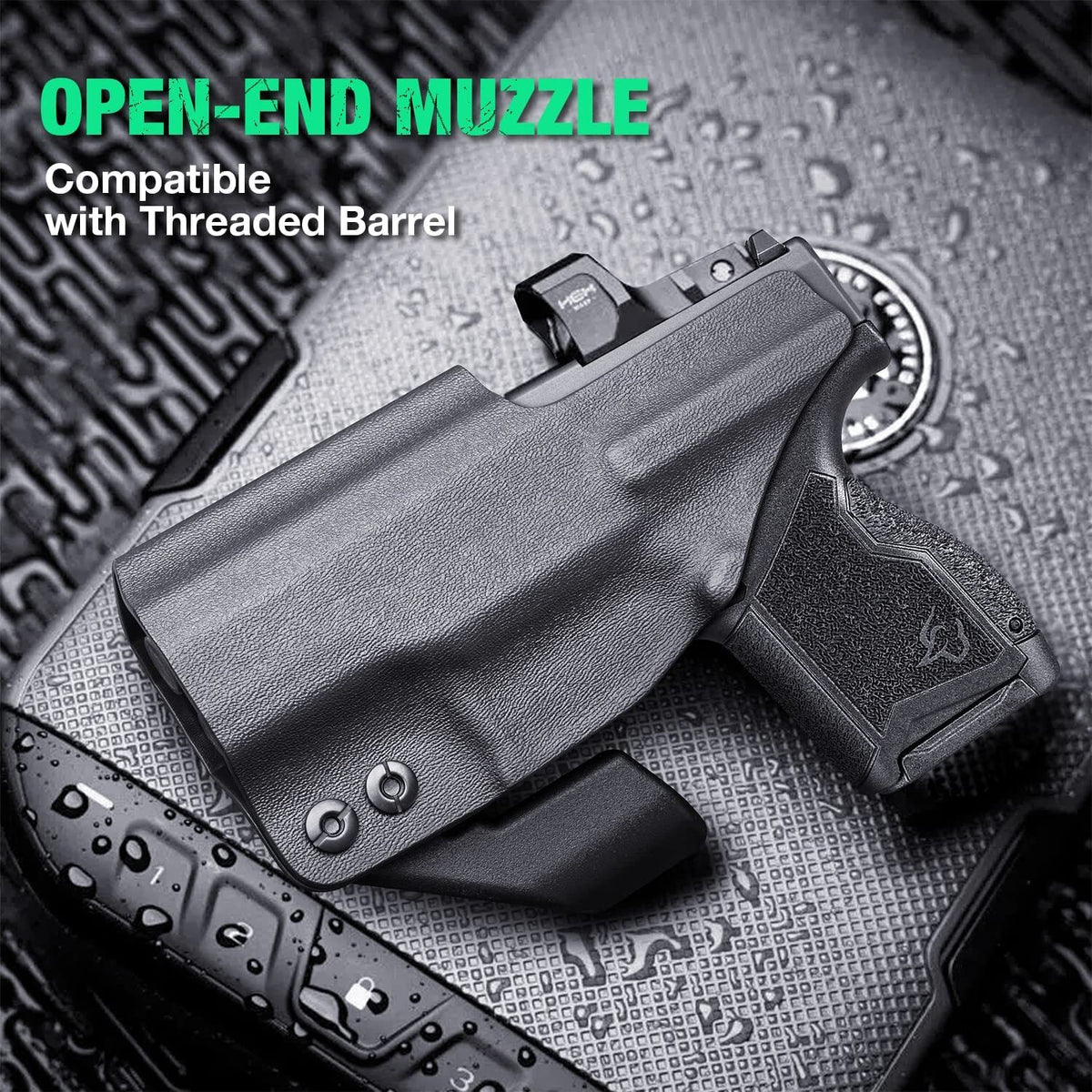 Taurus GX4 IWB Kydex Holster with Optic Cut & Claw for Concealed Carry