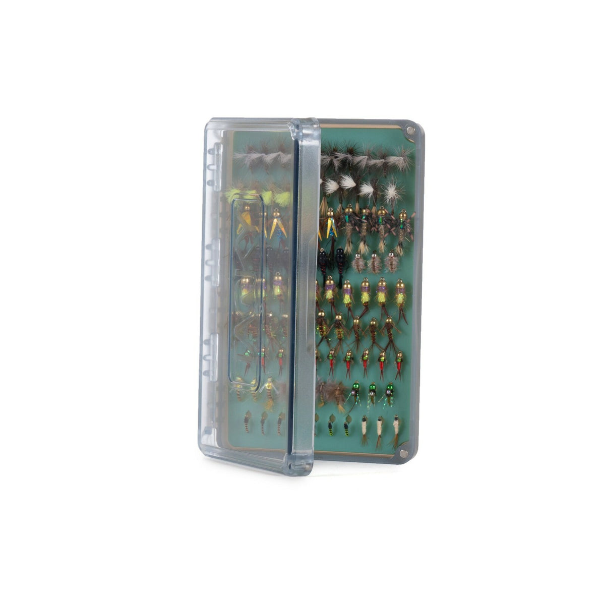 Fly Fishing Fly Box with Magnetic Closure & Silicone Anchor - Holds 180 Flies