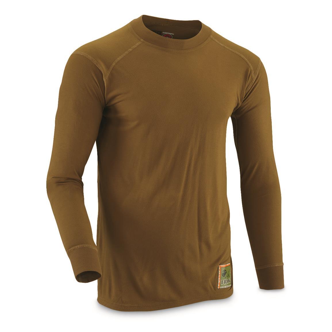 US Military Flame Resistant Thermal Undershirt - Fire-Resistant Base Layer, XL