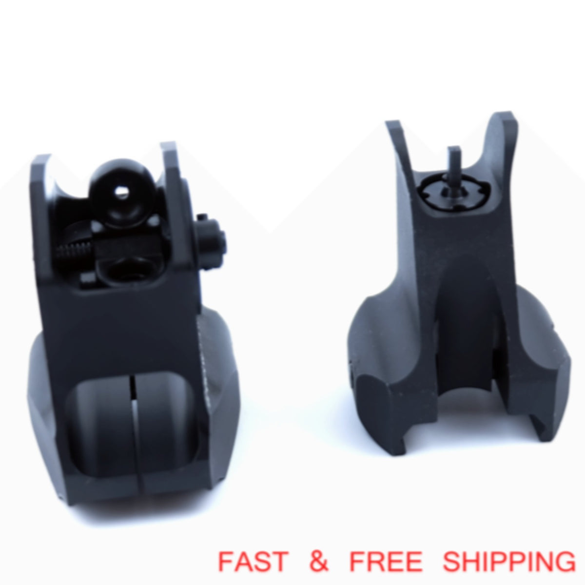 Tactical Low Profile Metal Sights Set for D & D Firearms - Front & Rear