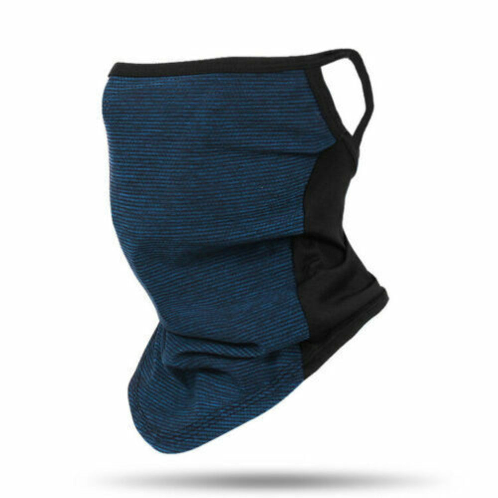 Reversible Breathable Face Mask Neck Gaiter Bandana Cover with Ear Loops