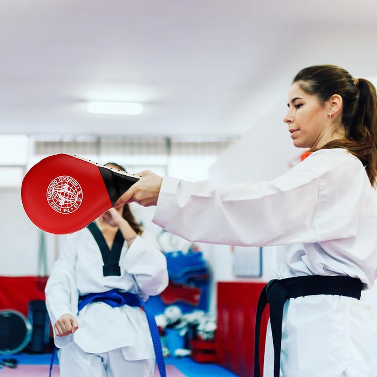 2 Pack Taekwondo Kick Pads - Durable Martial Arts Kicking Targets for Training