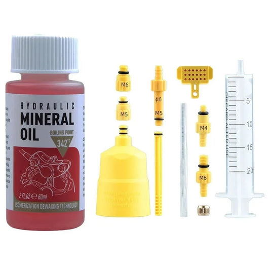 60ml Mineral Oil for Hydraulic Disc Brake Bike Fluid - Compatible with Shimano Tektro
