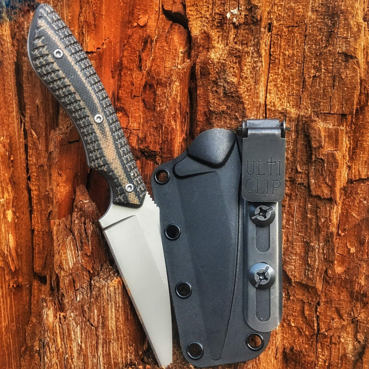 Ulticlip Slim Beltless Clip 3.3 Inch - Concealed Carry, Military Grade Steel
