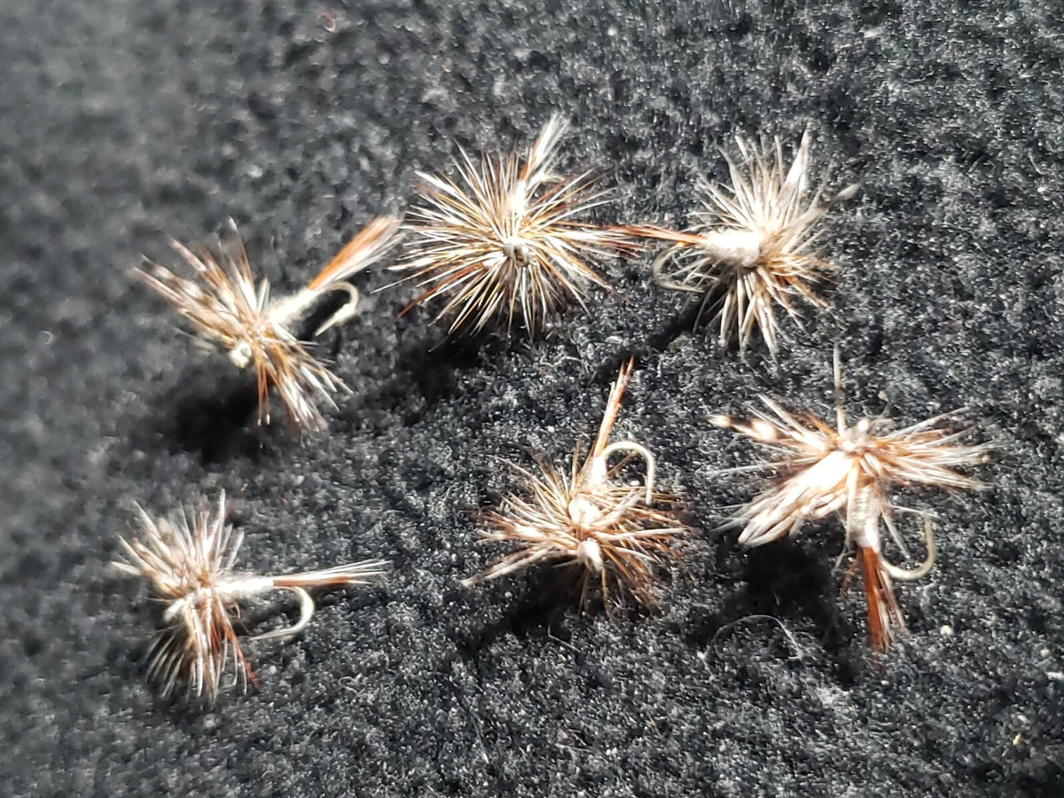 Fly Fishing Dry Fly Adams Midge Size 22 Custom Tied Trout Flies - Frontier Fly Company
