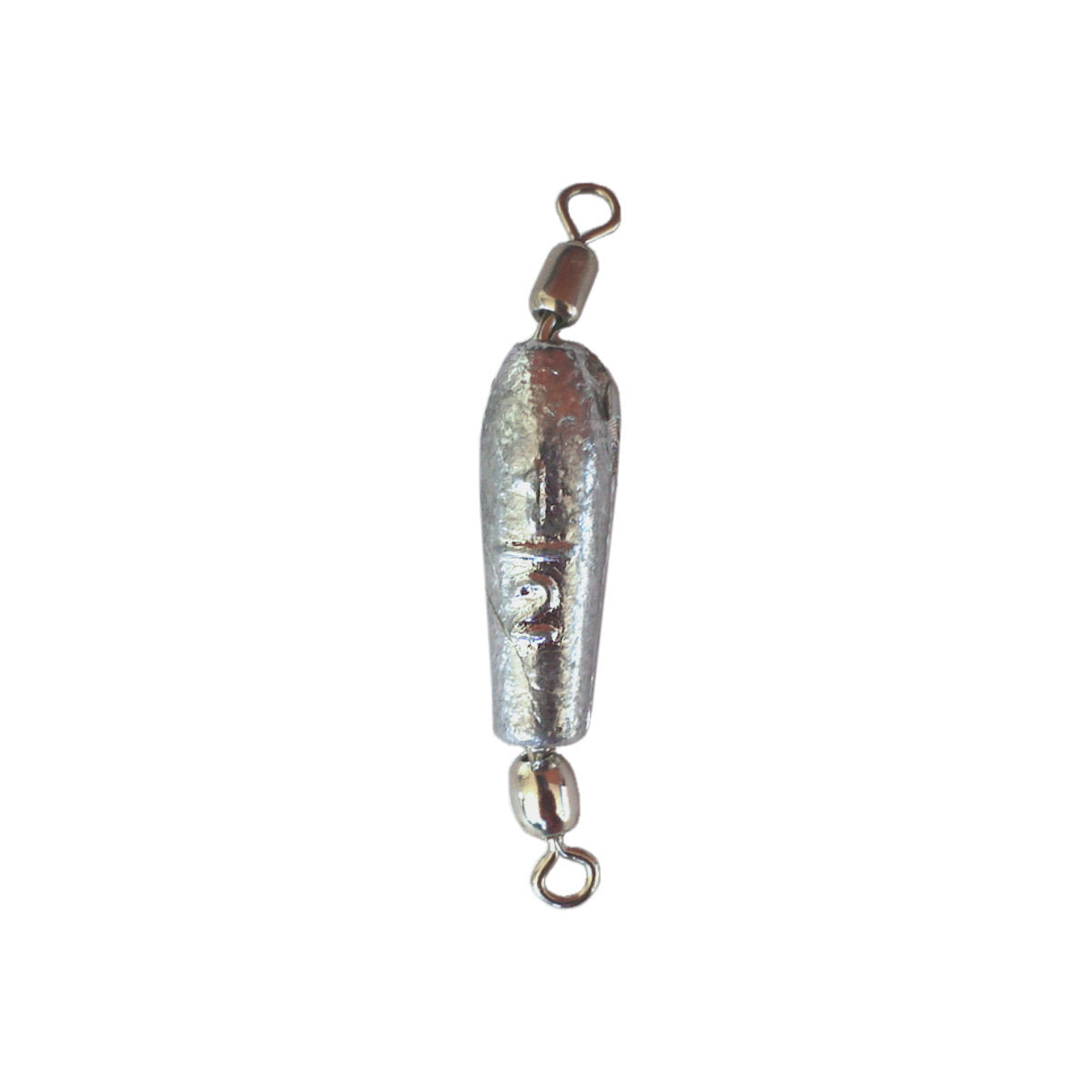 Inline Trolling Sinkers with Swivels Pack of 25 for Fishing - Multiple Sizes