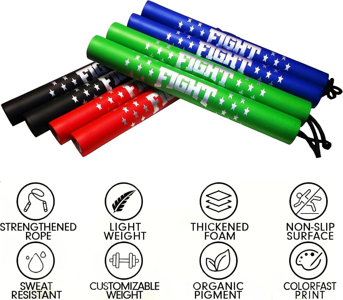 Kids Foam Training Stick with Cord - Lightweight Durable Safety Toy